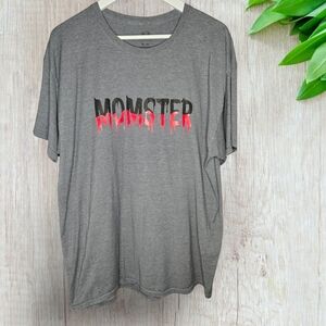 Gray Monster Graphic Women's T-Shirt